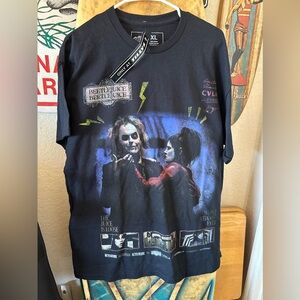 Black Beetlejuice Graphic T-Shirt